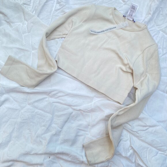 Zara Limitless Contour Collection Ribbed Crop Top (XS-S) - Picture 3 of 9